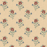 MULBERRY FG111.V117.0 SOMERTON RED/GREEN Wallpaper - Eade's Wallpaper