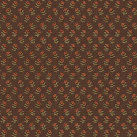 MULBERRY FG113.K74.0 MULBERRY SPRIG ESPRESSO Wallpaper - Eade's Wallpaper