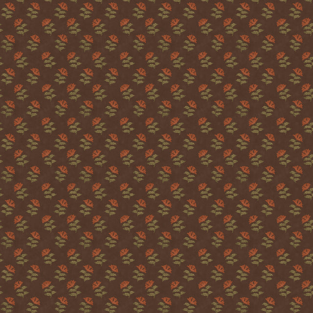 MULBERRY FG113.K74.0 MULBERRY SPRIG ESPRESSO Wallpaper - Eade's Wallpaper