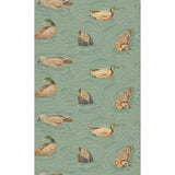 MULBERRY FG122.R11.0 DUCK POND TEAL Wallpaper - Eade's Wallpaper