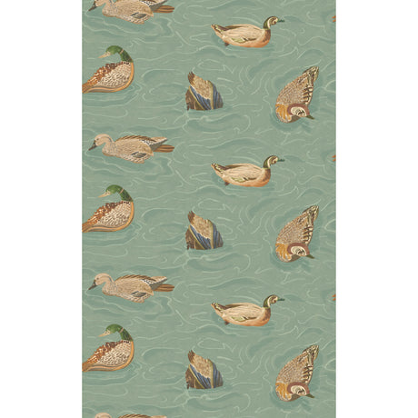 MULBERRY FG122.R11.0 DUCK POND TEAL Wallpaper - Eade's Wallpaper