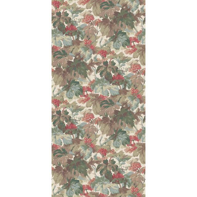 MULBERRY FG123.R54.0 COUNTRY WALK TEAL/ROSE Wallpaper - Eade's Wallpaper