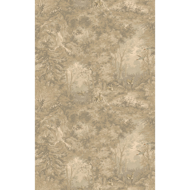MULBERRY FG124.A15.0 MULBERRY WOODLAND WOODSMOKE Wallpaper - Eade's Wallpaper
