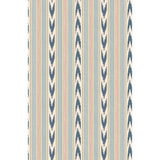 MULBERRY FG127.G103.0 NEWPORT STRIPE BLUE/RED Wallpaper - Eade's Wallpaper