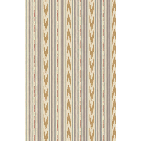MULBERRY FG127.H59.0 NEWPORT STRIPE BLUE/SAND Wallpaper - Eade's Wallpaper