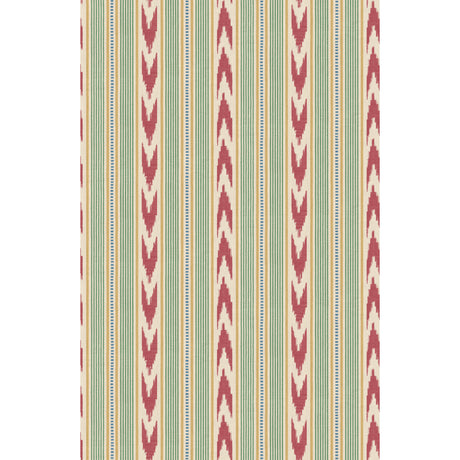 MULBERRY FG127.V90.0 NEWPORT STRIPE RED/GREEN Wallpaper - Eade's Wallpaper