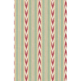 MULBERRY FG127.V90.0 NEWPORT STRIPE RED/GREEN Wallpaper - Eade's Wallpaper