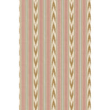 MULBERRY FG127.V92.0 NEWPORT STRIPE OLD RED/SAND Wallpaper - Eade's Wallpaper