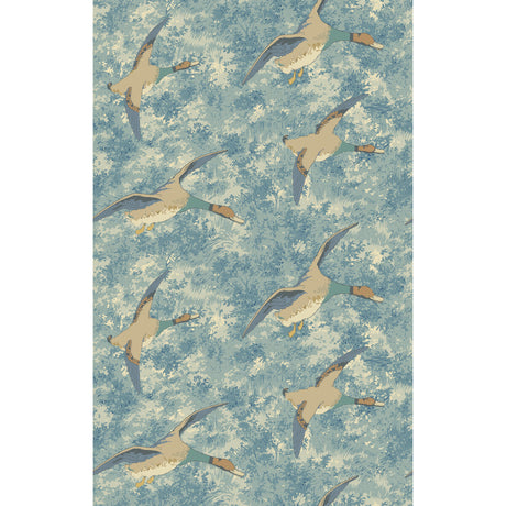 MULBERRY FG128.H101.0 FOREST DUCKS BLUE Wallpaper - Eade's Wallpaper