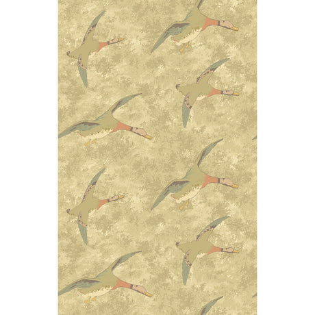 MULBERRY FG128.J107.0 FOREST DUCKS PARCHMENT Wallpaper - Eade's Wallpaper