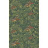 MULBERRY FG128.S16.0 FOREST DUCKS EMERALD Wallpaper - Eade's Wallpaper