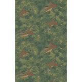 MULBERRY FG128.S16.0 FOREST DUCKS EMERALD Wallpaper - Eade's Wallpaper