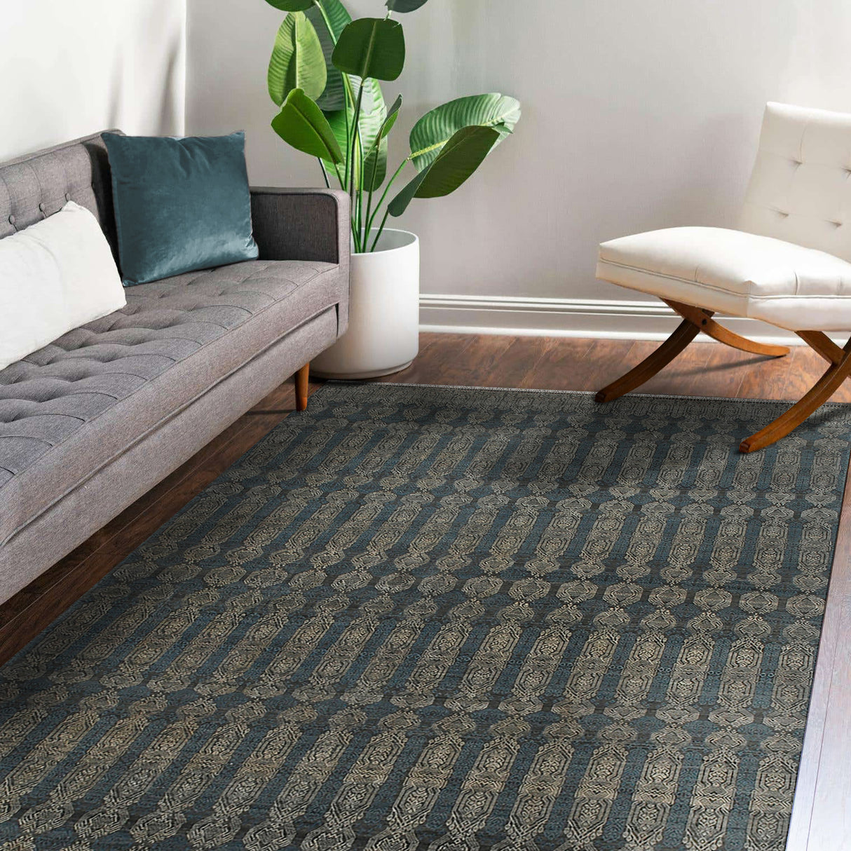 Amer Rugs FK(HS)-59A Pearl Aztec Area Rug
