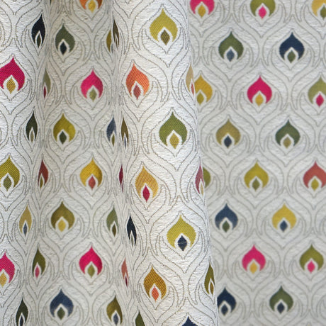 JF Studio 75-SJ101 FLAME Fabric - Eade's Wallpaper & Fabric