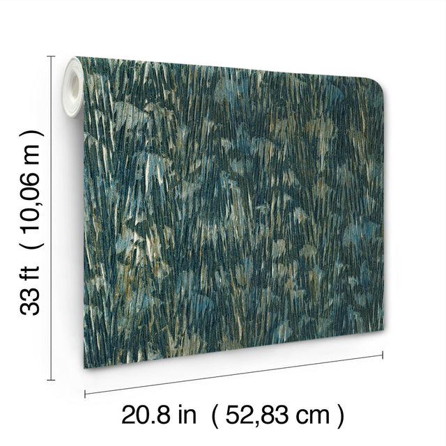 York FM1003 Gilded Plume Wallpaper - Eade's Wallpaper