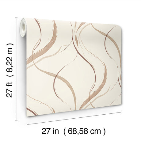 York FM1093 Ink Flow Wallpaper - Eade's Wallpaper