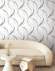York FM1095 Ink Flow Wallpaper - Eade's Wallpaper