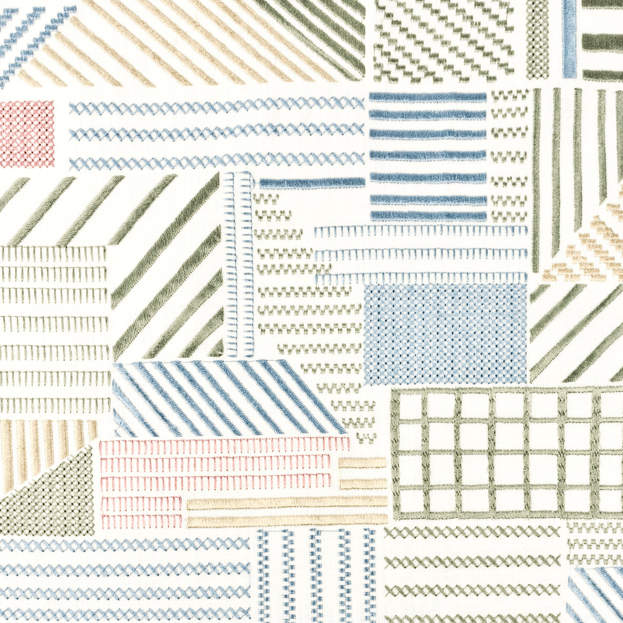 STOUT FOUR-1 FOURFOLD 1 CHAMBRAY Fabric - Eades Wallpaper & Fabric