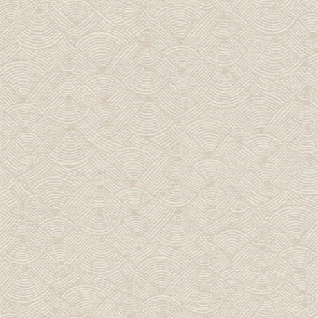 Galerie FS72003 Beige Geo Swirl Motif - Eade's Wallpaper