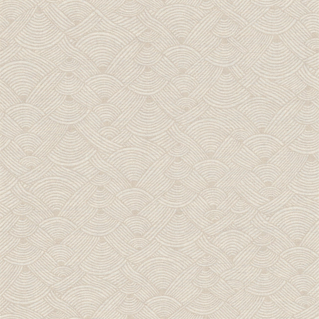 Galerie FS72003 Beige Geo Swirl Motif - Eade's Wallpaper
