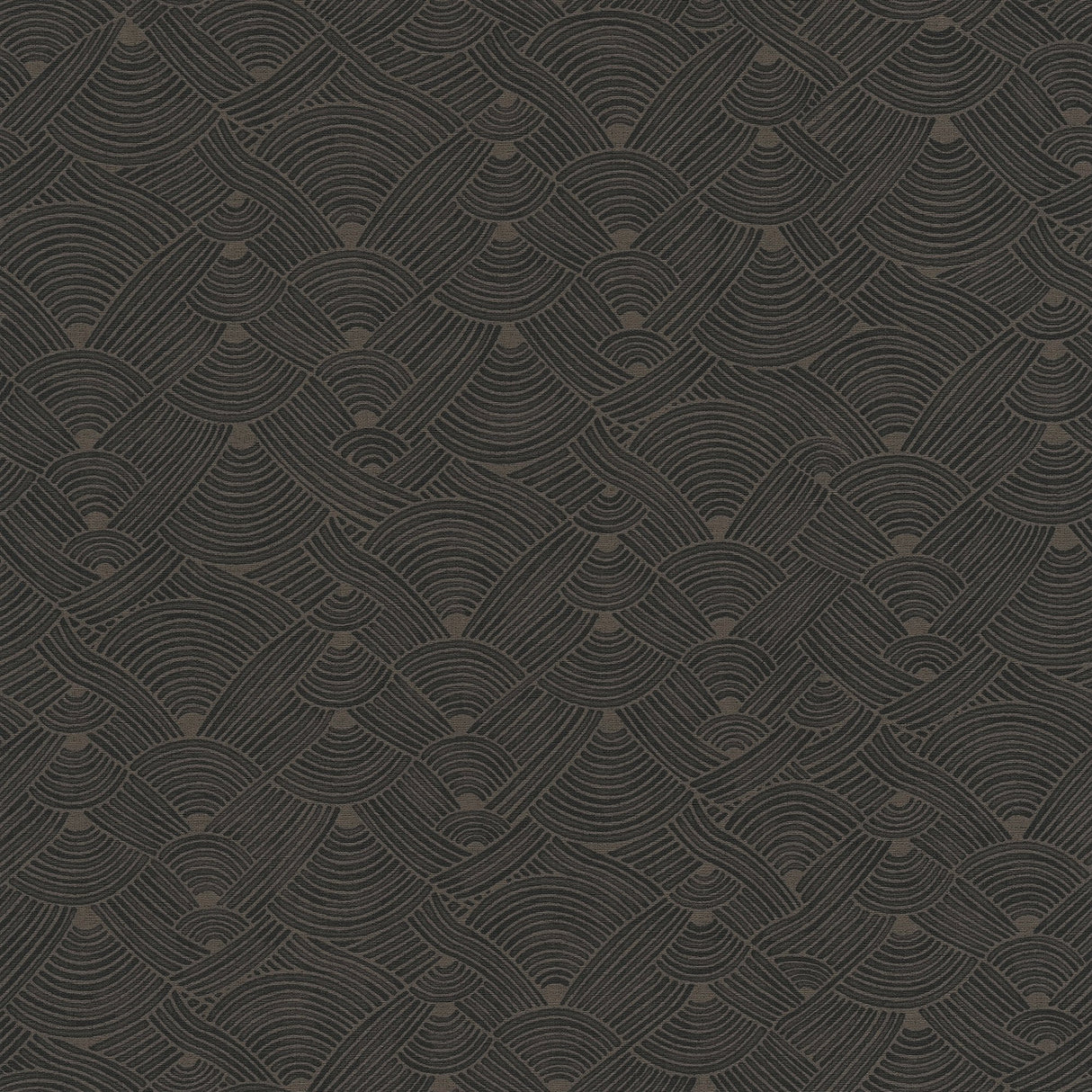 Galerie FS72021 Black Geo Swirl Motif - Eade's Wallpaper