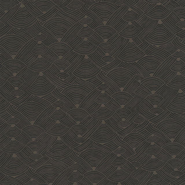 Galerie FS72021 Black Geo Swirl Motif - Eade's Wallpaper