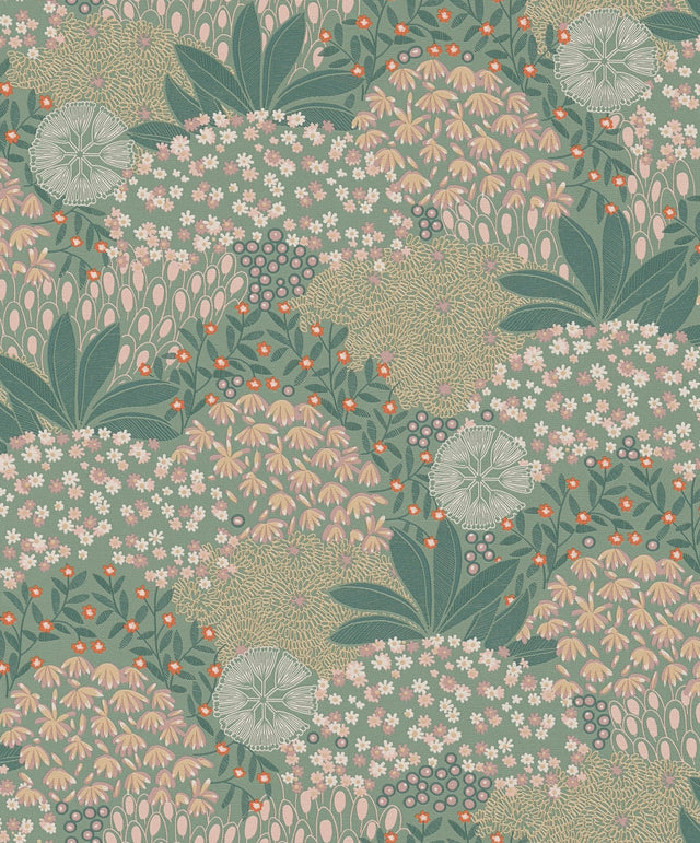 Galerie FS72034 Green Forest Bloom Motif - Eade's Wallpaper