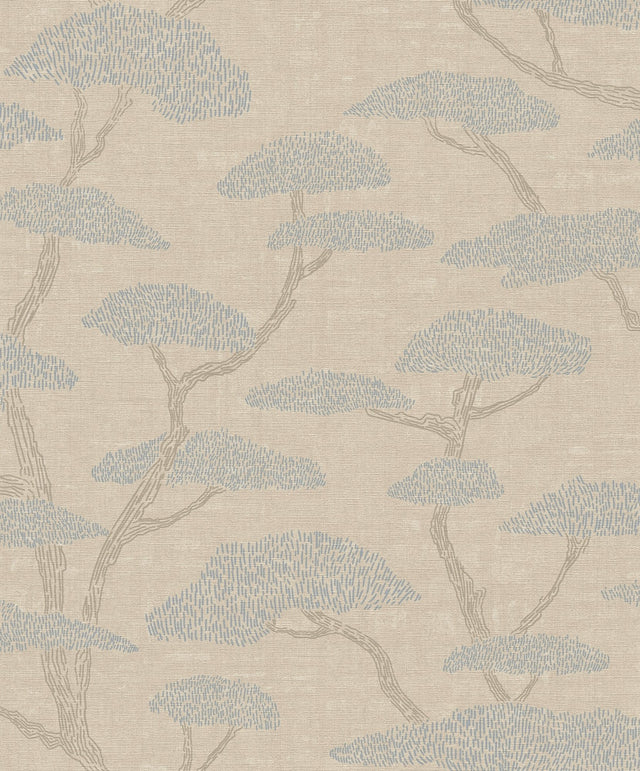 Galerie FS72036 Beige Chinoiserie Tree Motif - Eade's Wallpaper