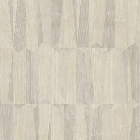 Galerie FS72039 Cream Geo Point Wood Effect Motif - Eade's Wallpaper