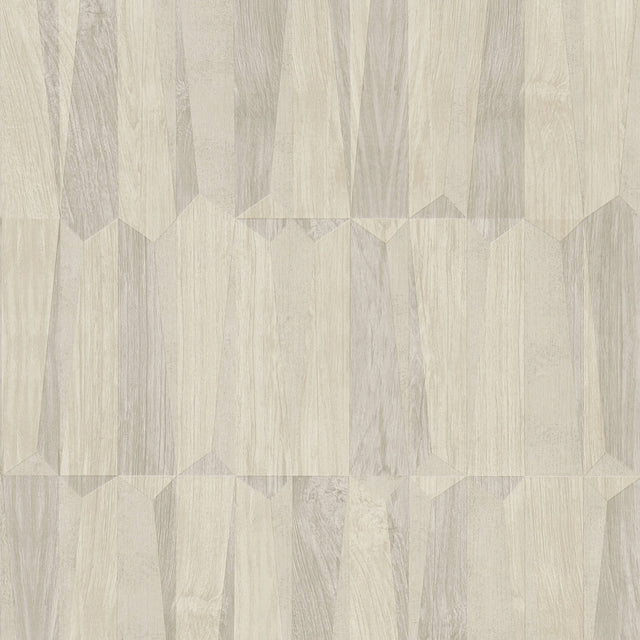 Galerie FS72039 Cream Geo Point Wood Effect Motif - Eade's Wallpaper