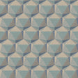 Galerie FS72042 Blue Geometric Motif - Eade's Wallpaper