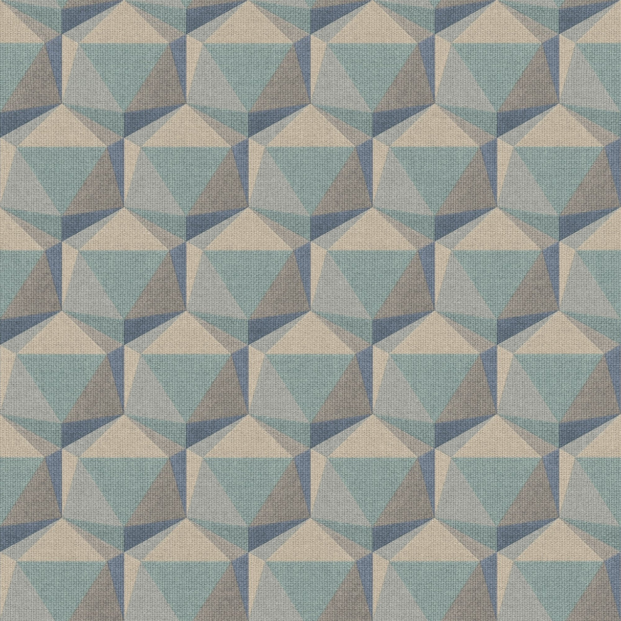 Galerie FS72042 Blue Geometric Motif - Eade's Wallpaper