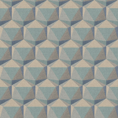 Galerie FS72042 Blue Geometric Motif - Eade's Wallpaper