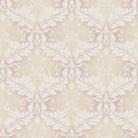Galerie G34131 Pink Embossed Damask - Eade's Wallpaper