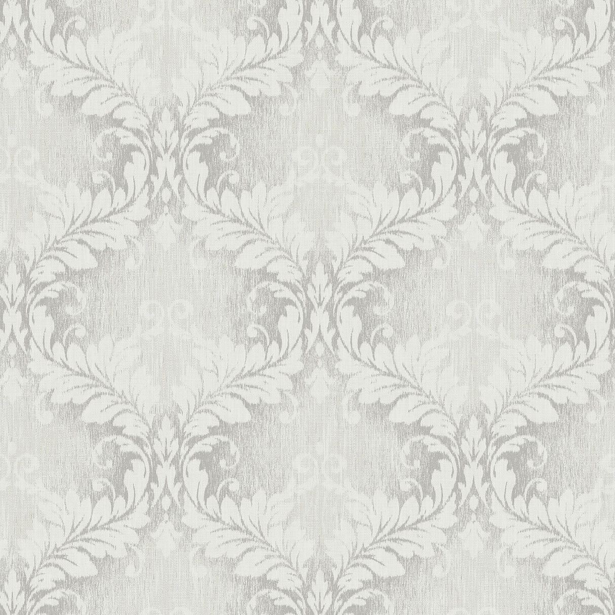 Galerie G34133 Silver Grey Embossed Damask