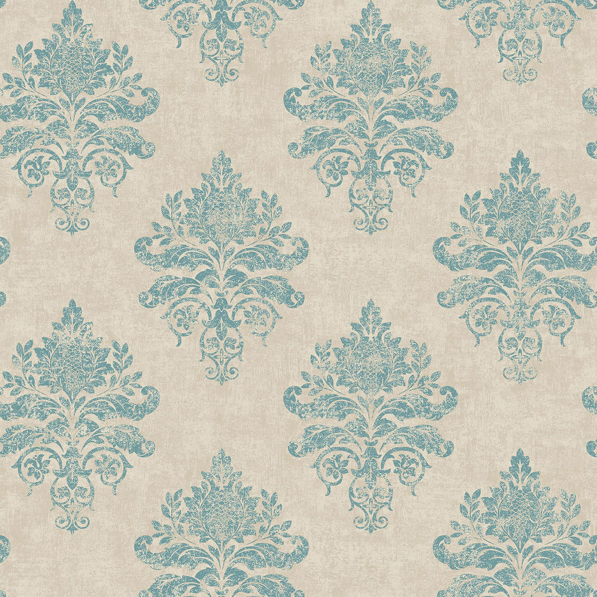 Galerie G34155 Blue Damask