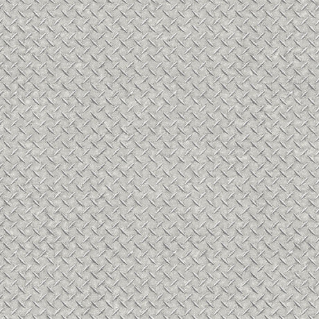 Galerie G45175 Silver Grey Diamond Plate - Eade's Wallpaper