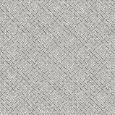 Galerie G45176 Silver Grey Diamond Plate - Eade's Wallpaper