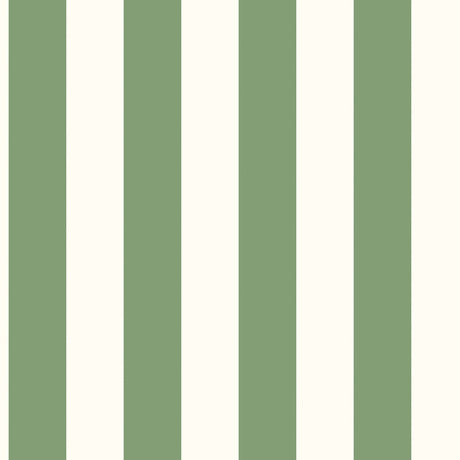 Galerie G45401 Green Awning Stripe - Eade's Wallpaper