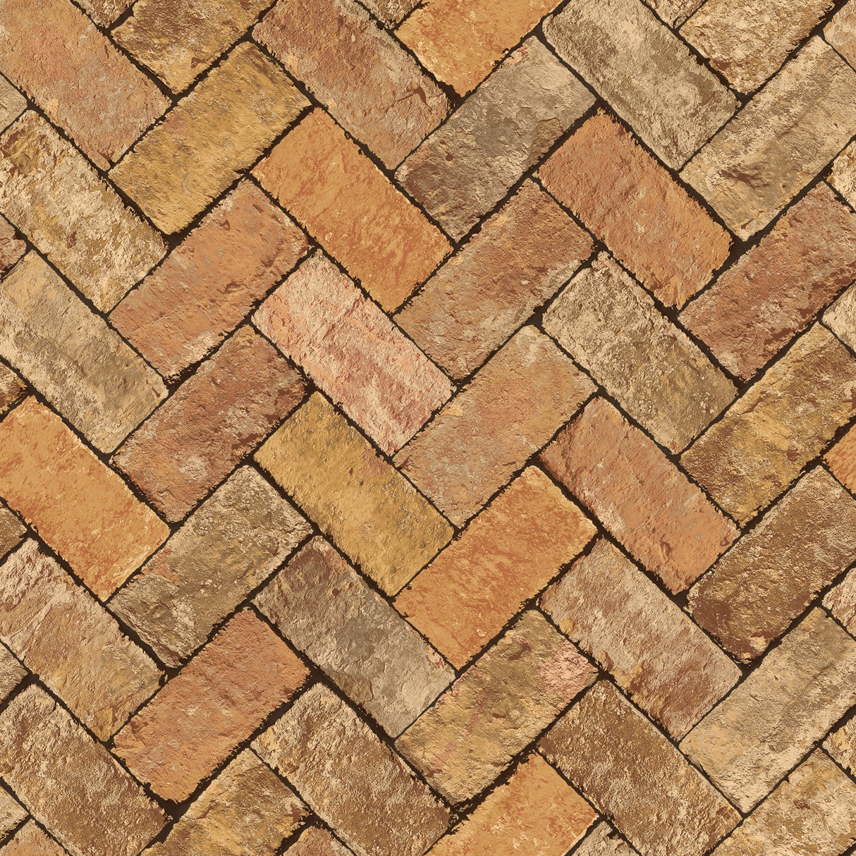 Galerie G45428 Orange Herringbone Brick