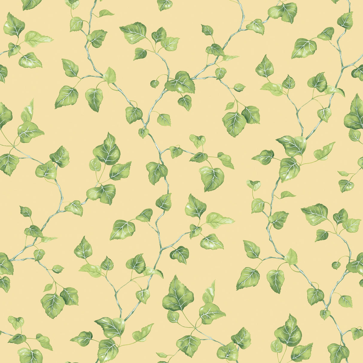 Galerie G45430 Yellow Just Ivy - Eade's Wallpaper