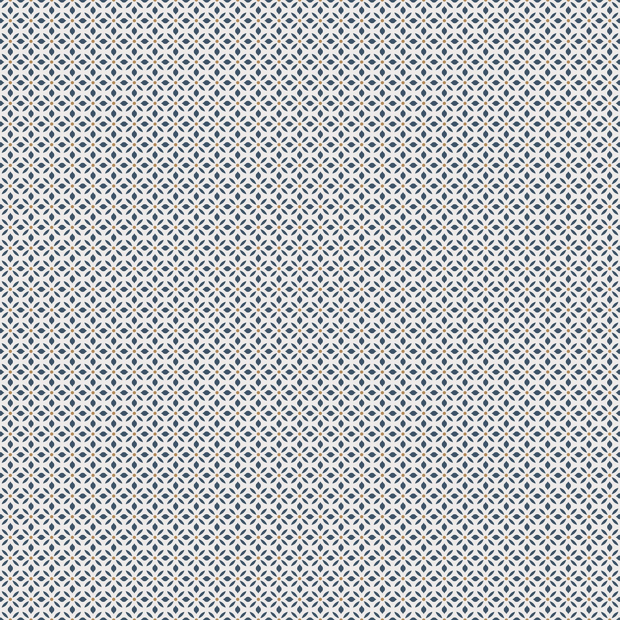 Galerie G45433 Blue Leaf Dot Spot - Eade's Wallpaper