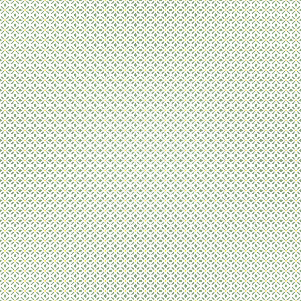 Galerie G45434 Green Leaf Dot Spot - Eade's Wallpaper