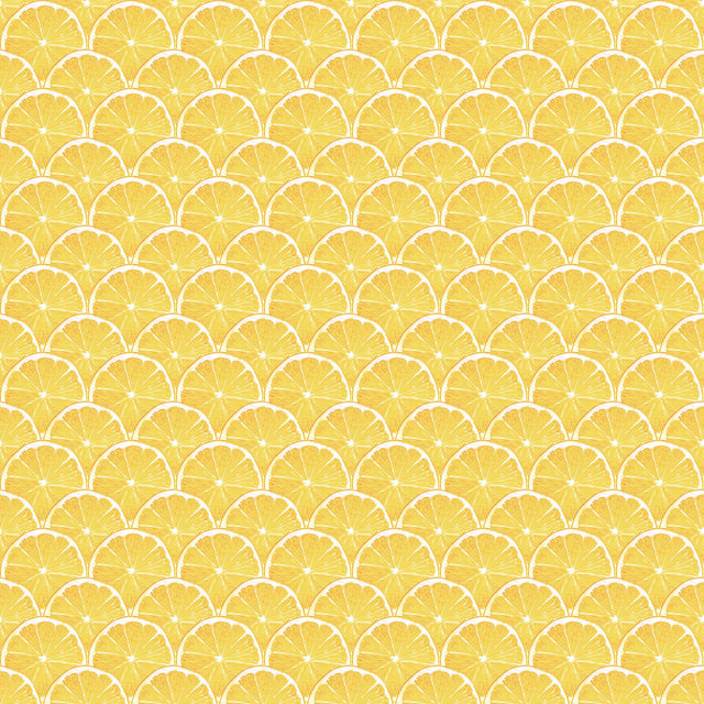 Galerie G45438 Yellow Lemon Scallop - Eade's Wallpaper