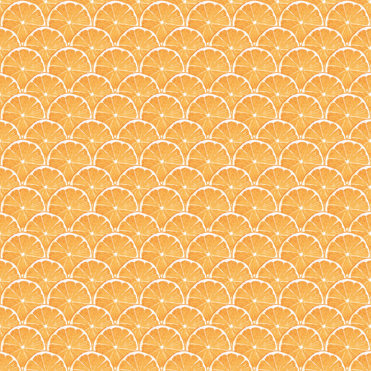 Galerie G45439 Orange Lemon Scallop - Eade's Wallpaper