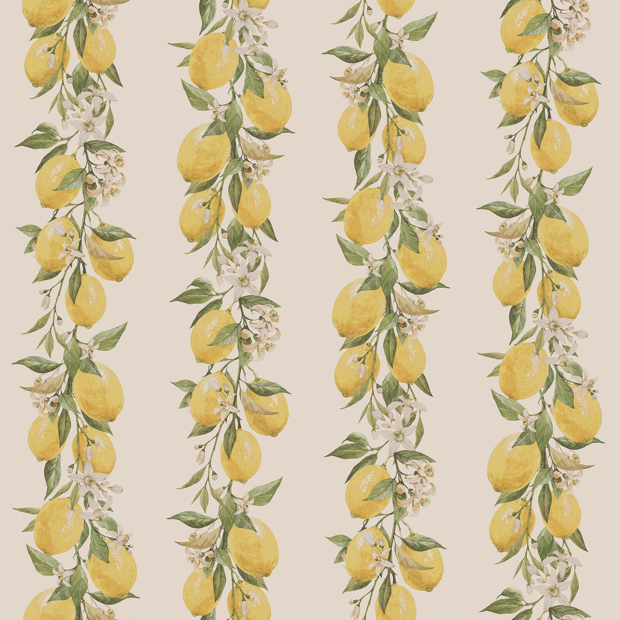 Galerie G45440 Yellow Lemon Stripe - Eade's Wallpaper