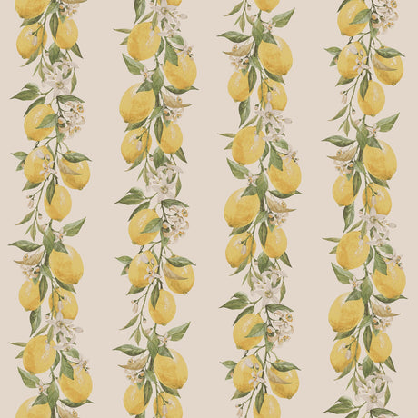 Galerie G45440 Yellow Lemon Stripe - Eade's Wallpaper