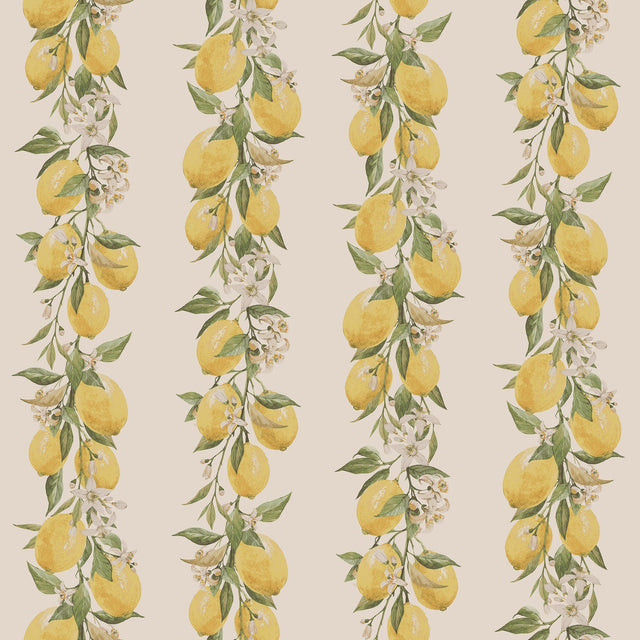 Galerie G45440 Yellow Lemon Stripe - Eade's Wallpaper