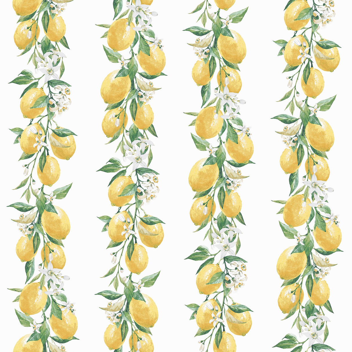 Galerie G45441 Yellow Lemon Stripe - Eade's Wallpaper