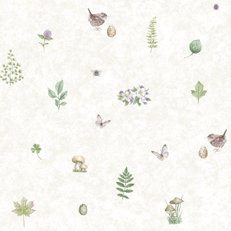 Galerie G45442 Purple Lilac Meadow Spot - Eade's Wallpaper